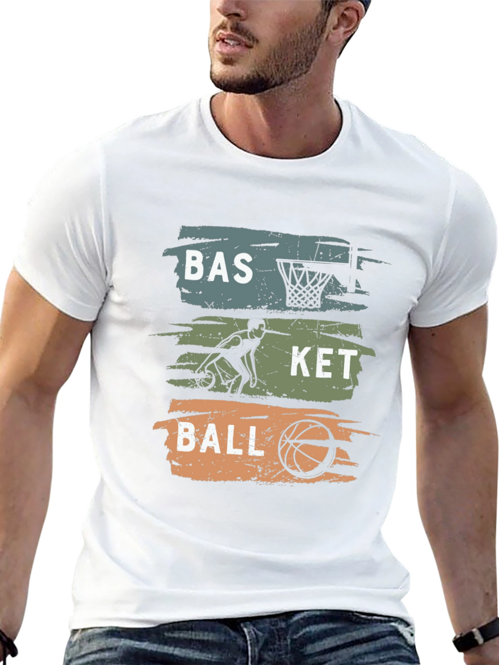 Basketball Graphic T-Shirt: BASKETBALL