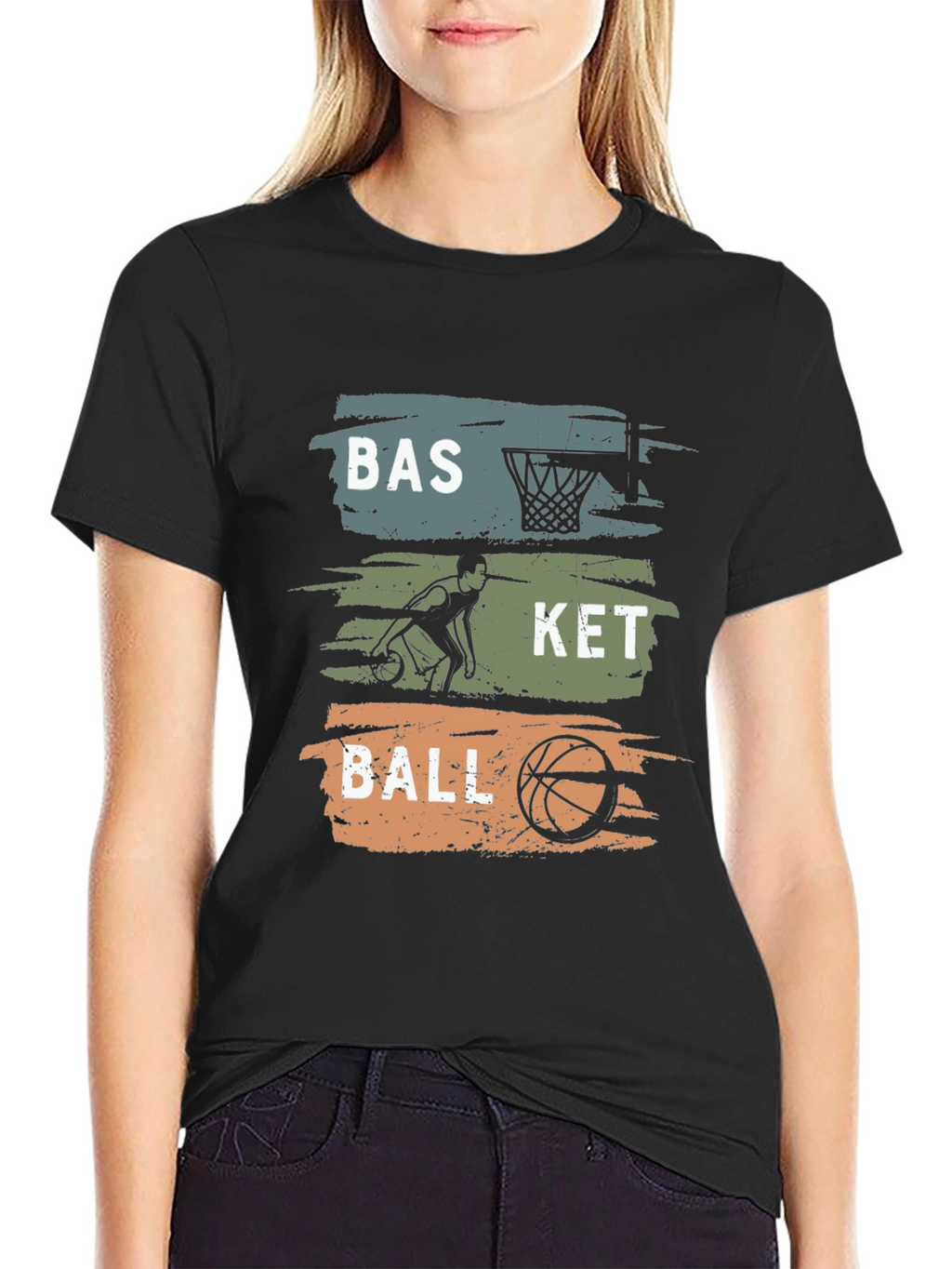 Basketball Graphic T-Shirt: BASKETBALL