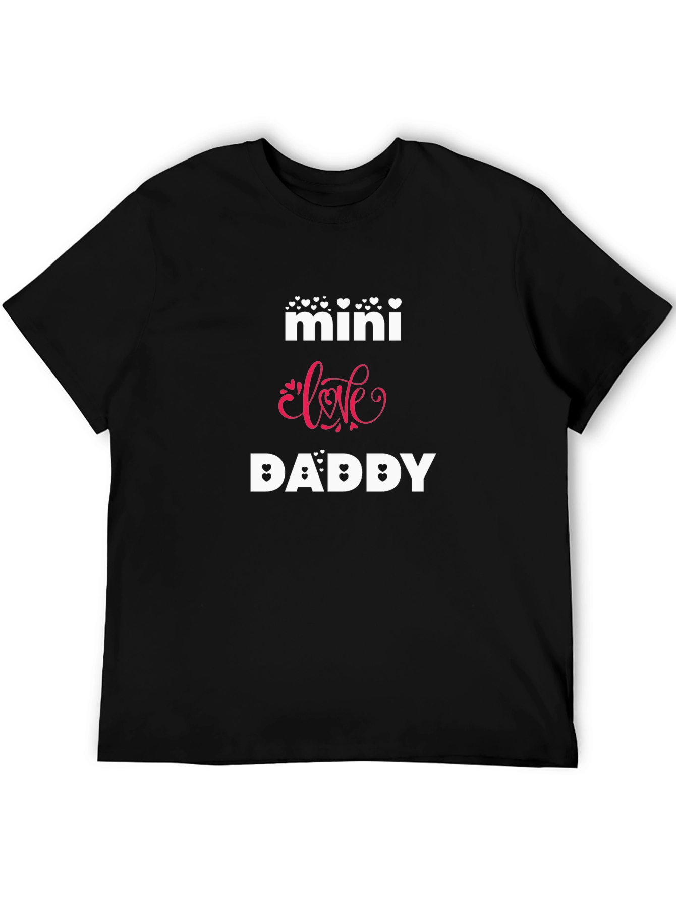 Mini Love Daddy Graphic Tee - Black
