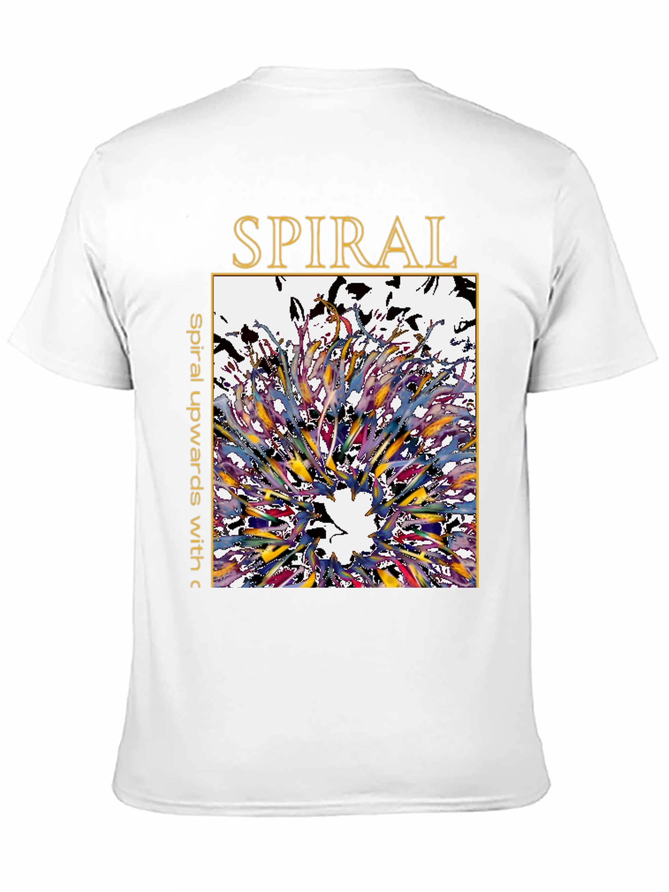 Spiral Graphic Tee - Artistic Unisex T-Shirt