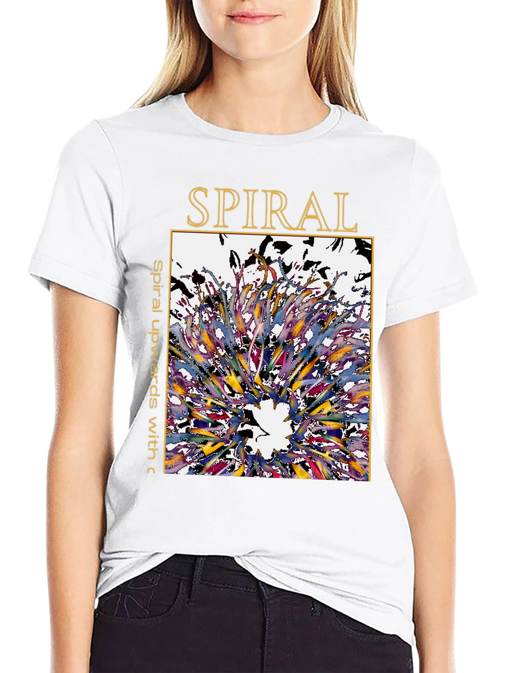 Spiral Graphic Tee - Artistic Unisex T-Shirt