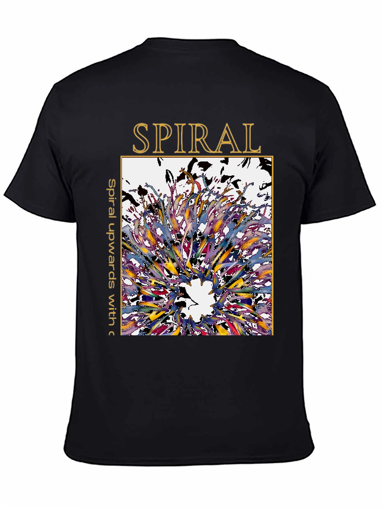 Spiral Graphic Tee - Artistic Unisex T-Shirt