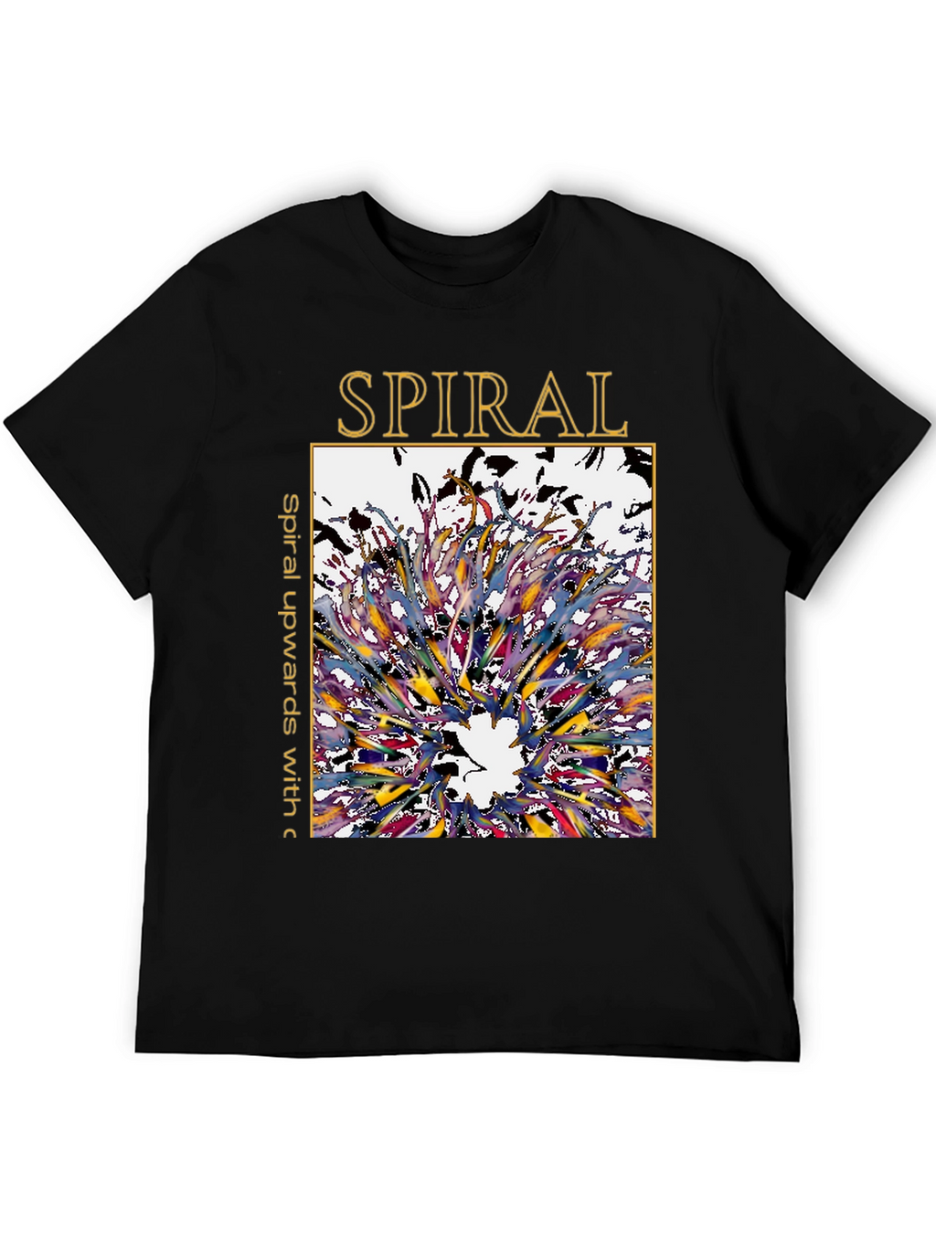 Spiral Graphic Tee - Artistic Unisex T-Shirt