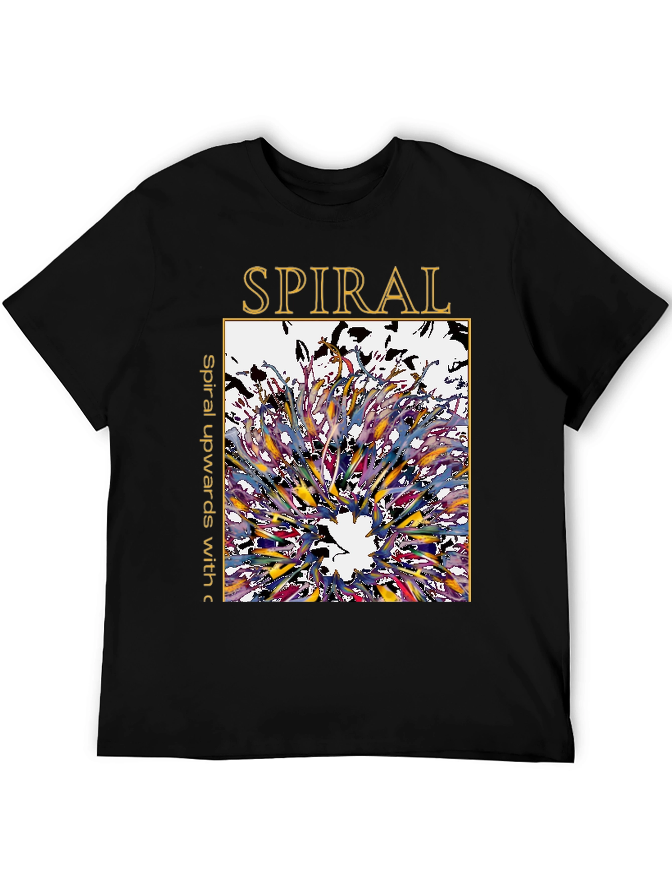Spiral Graphic Tee - Artistic Unisex T-Shirt