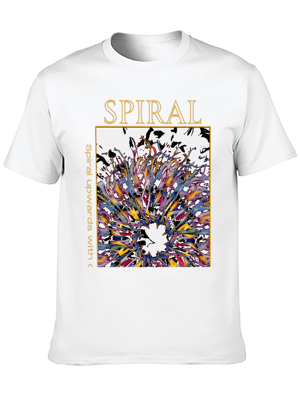 Spiral Graphic Tee - Artistic Unisex T-Shirt