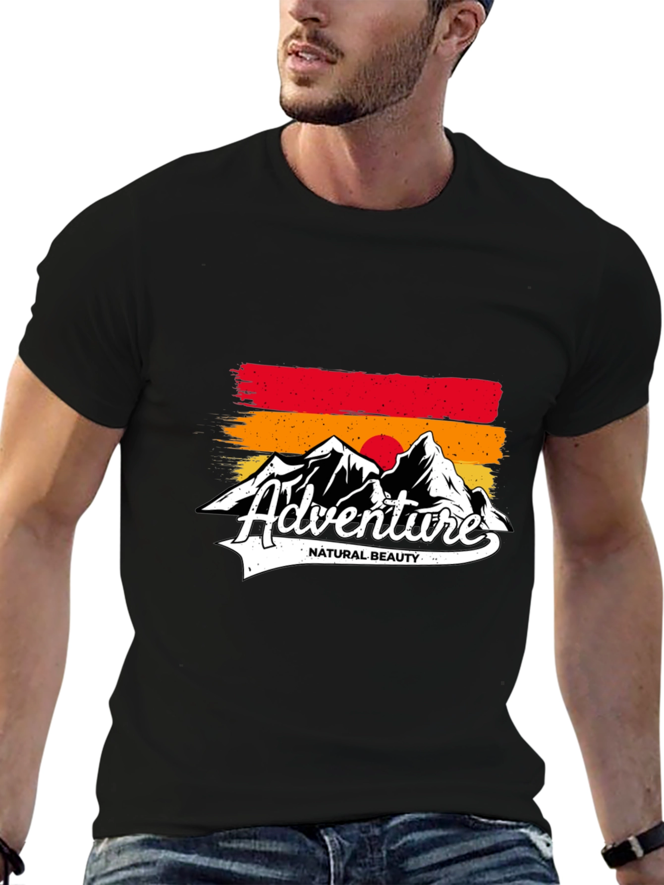 Adventure Natural Beauty Graphic Print T-Shirt
