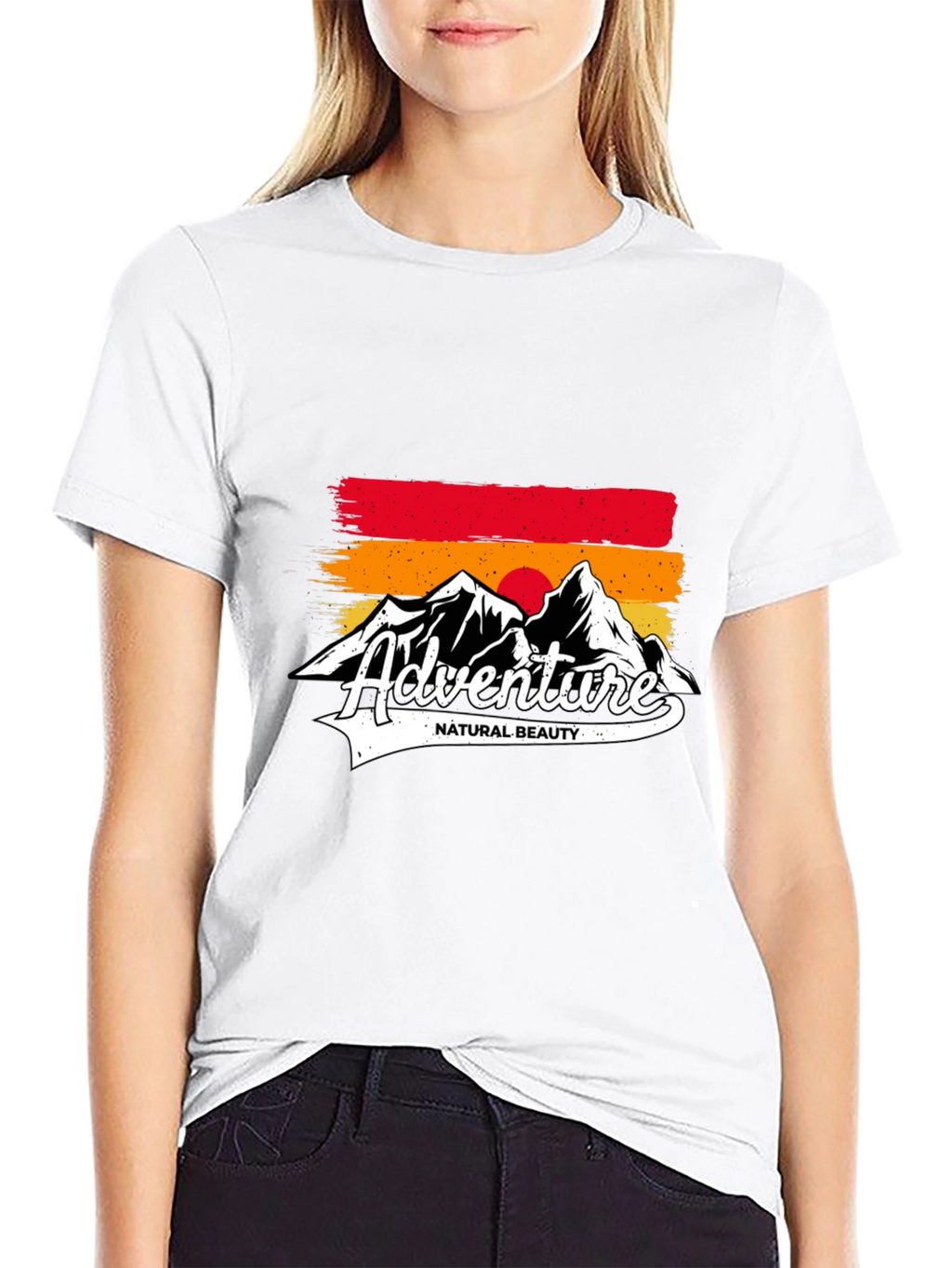 Adventure Natural Beauty Graphic Print T-Shirt