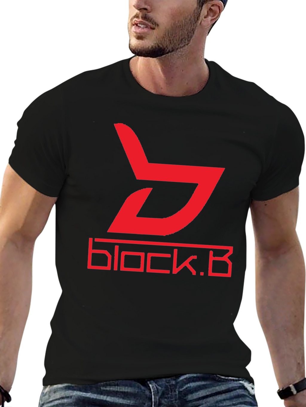 Block B Logo Graphic T-Shirt - Black