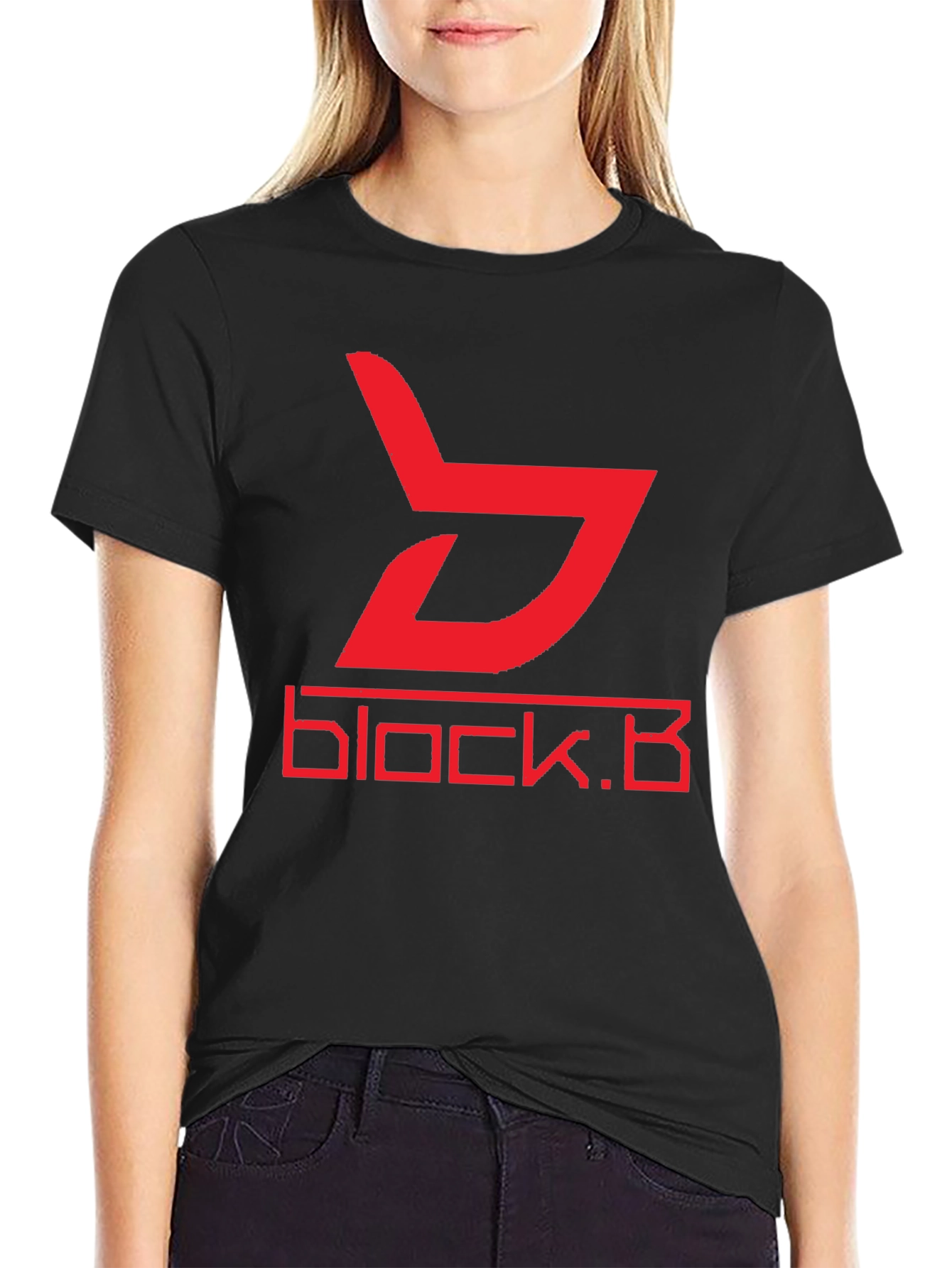 Block B Logo Graphic T-Shirt - Black