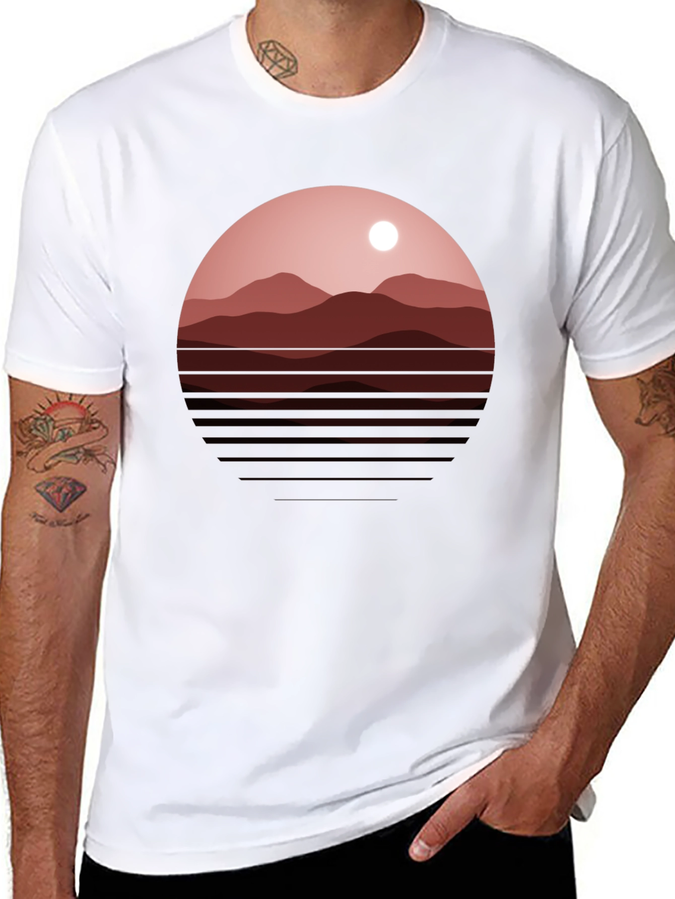 Sunset Mountain Graphic Tee