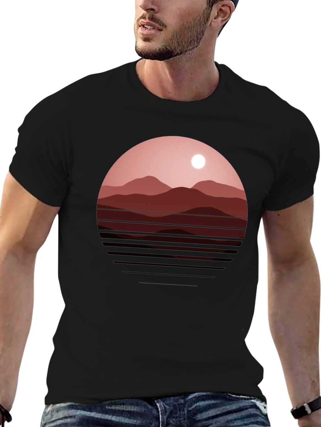 Sunset Mountain Graphic Tee