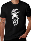 Just Dab It Bunny Graphic T-Shirt
