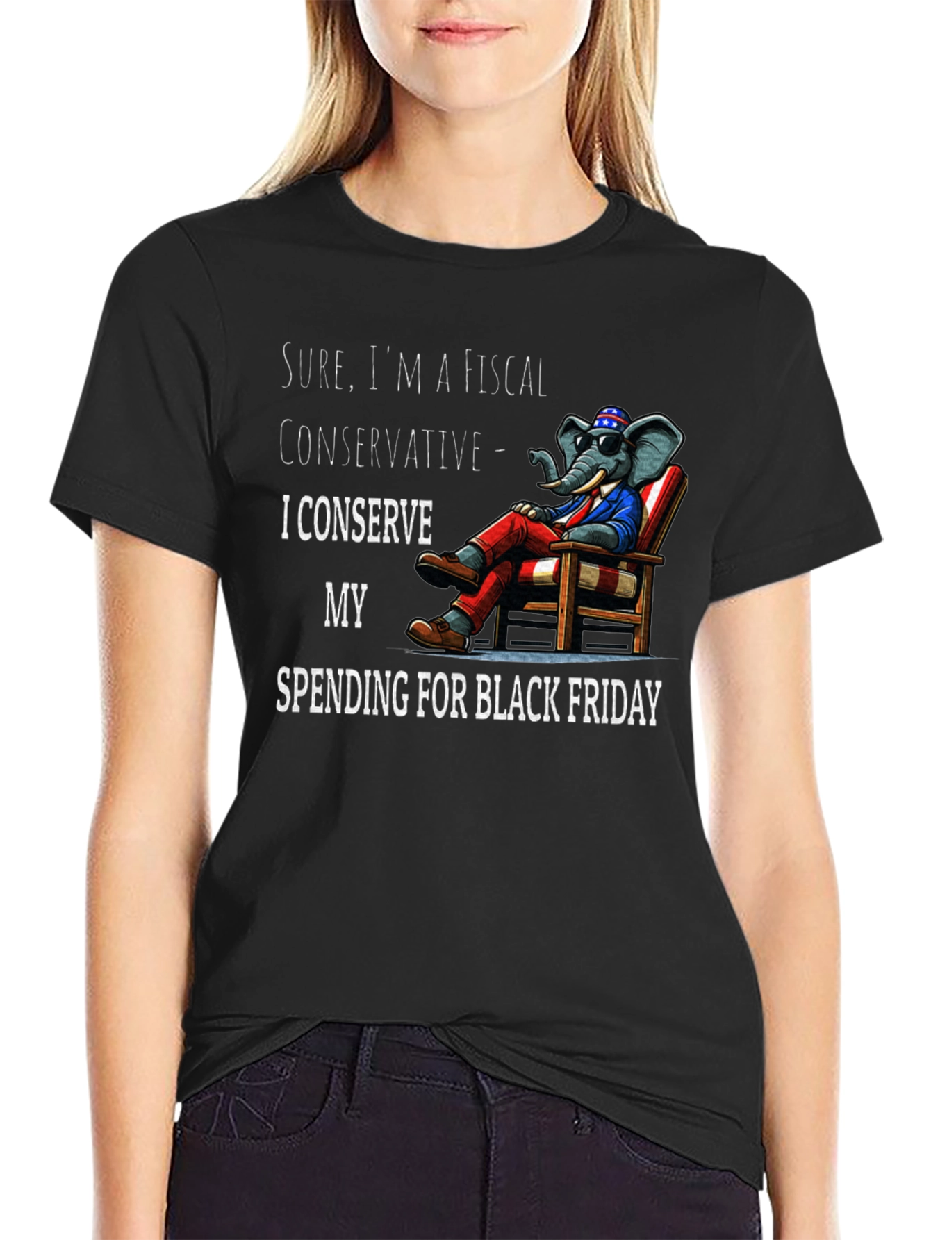 Fiscal Conservative Black Friday T-Shirt