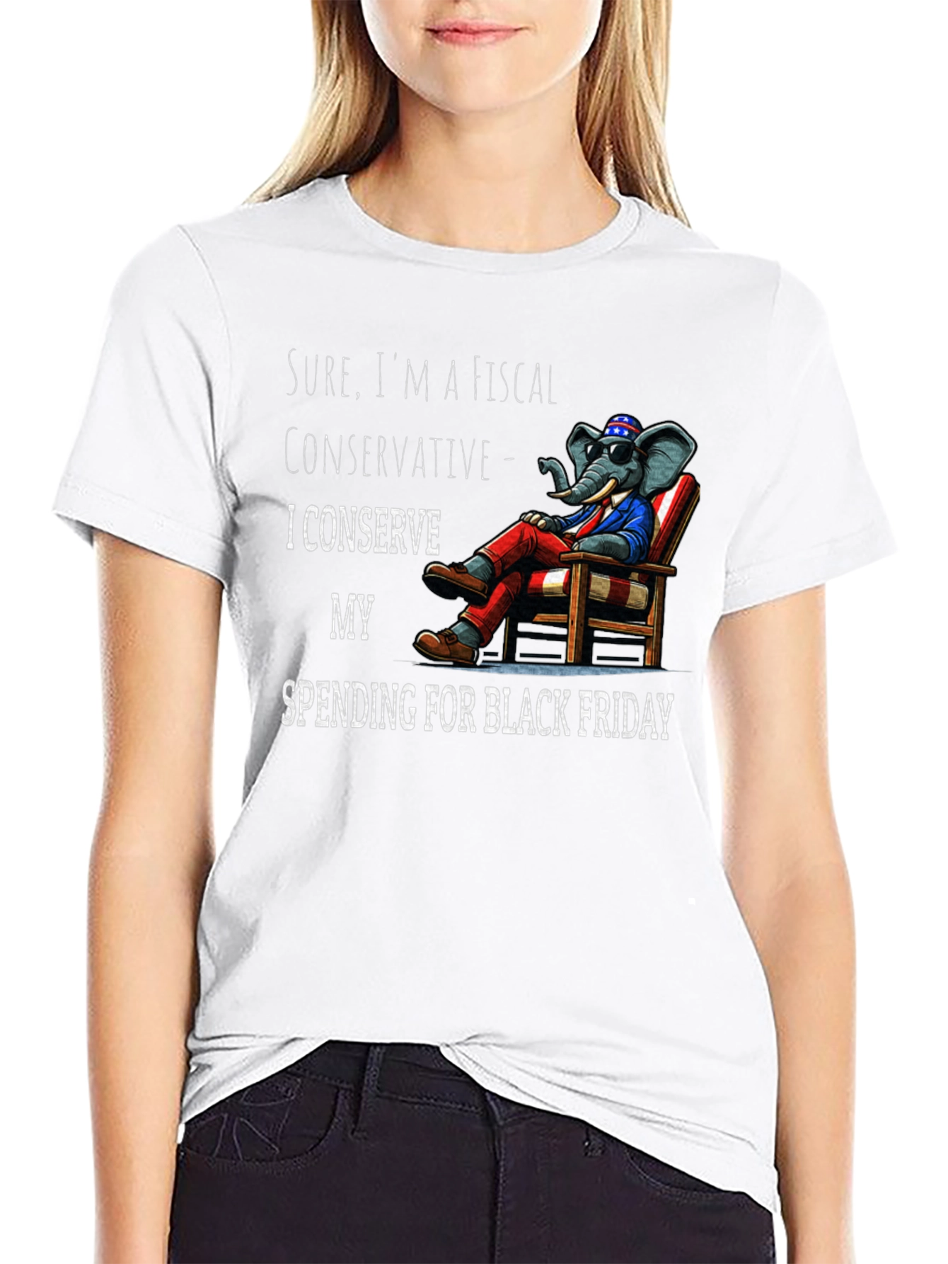 Fiscal Conservative Black Friday T-Shirt