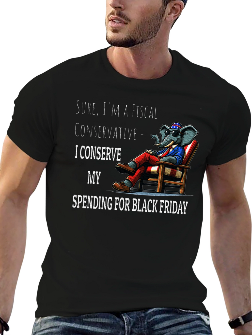 Fiscal Conservative Black Friday T-Shirt