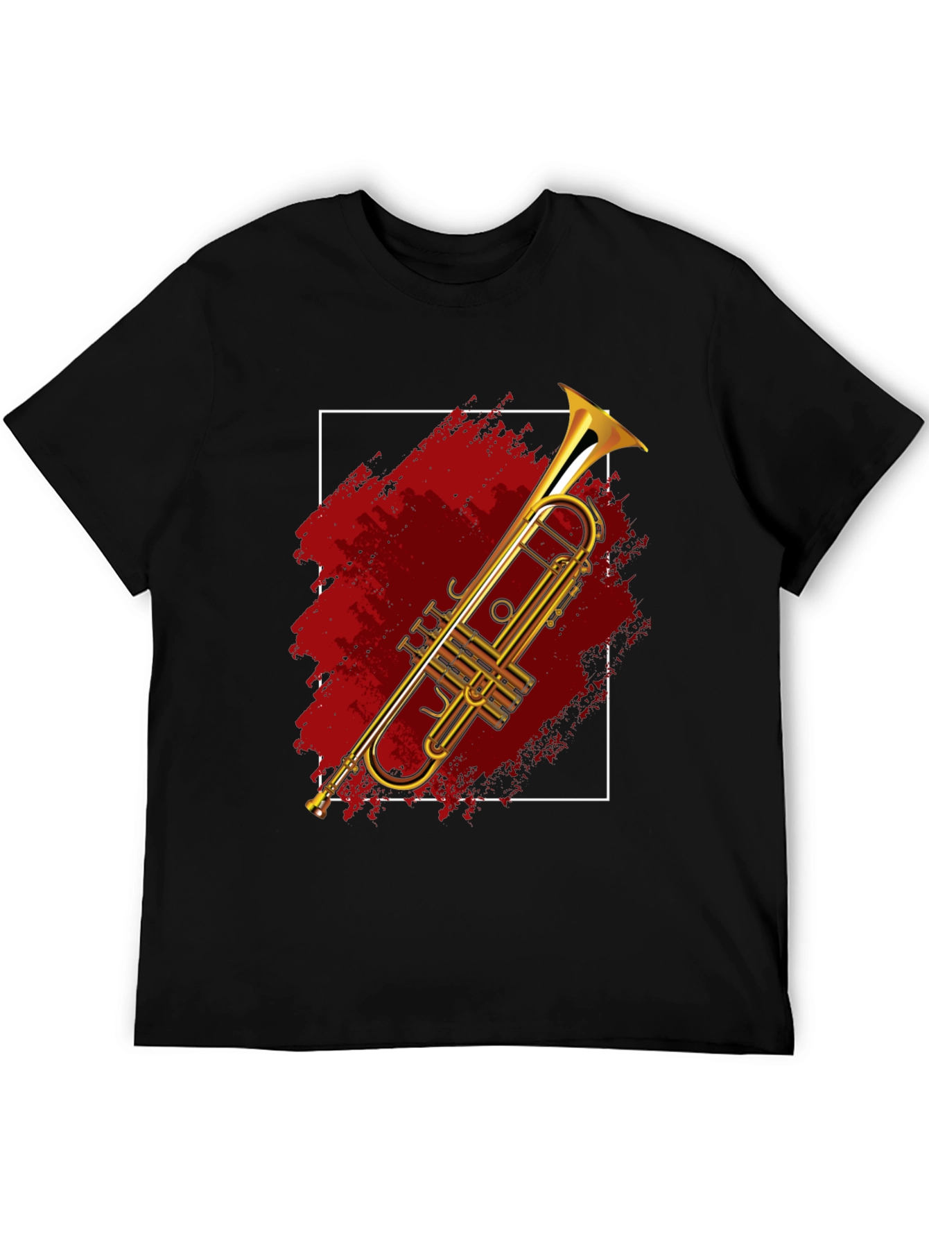 Trumpet Graphic Tee - Stylish Music Lovers T-Shirt
