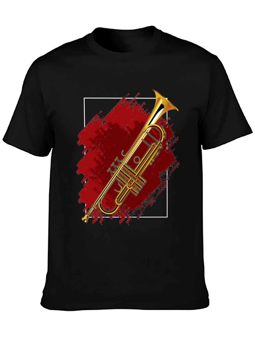 Trumpet Graphic Tee - Stylish Music Lovers T-Shirt