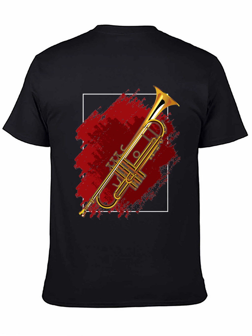 Trumpet Graphic Tee - Stylish Music Lovers T-Shirt
