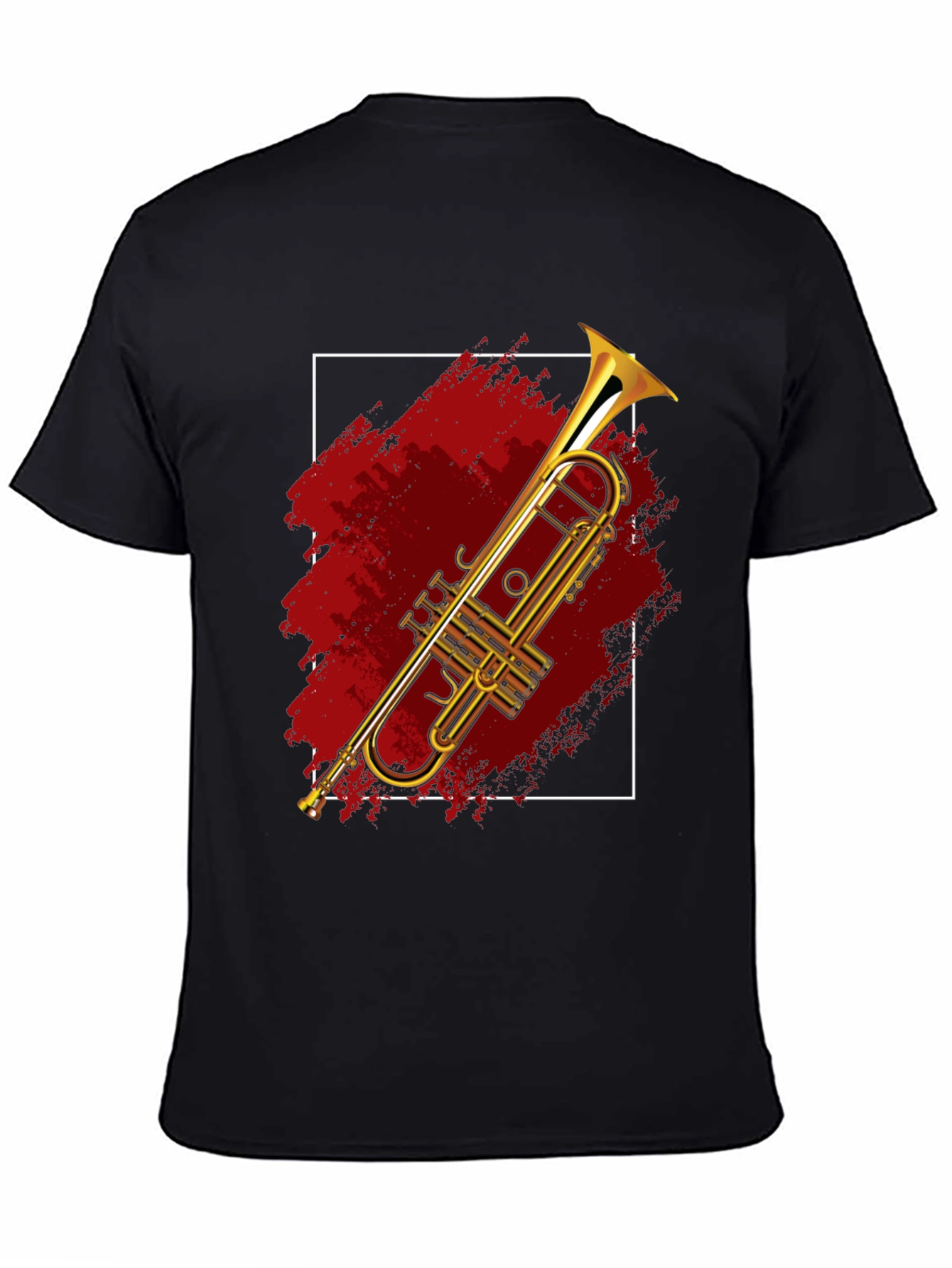 Trumpet Graphic Tee - Stylish Music Lovers T-Shirt