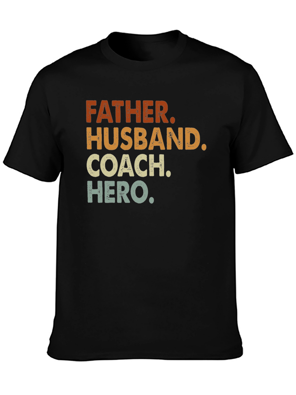 Father Husband Coach Hero Graphic Tee