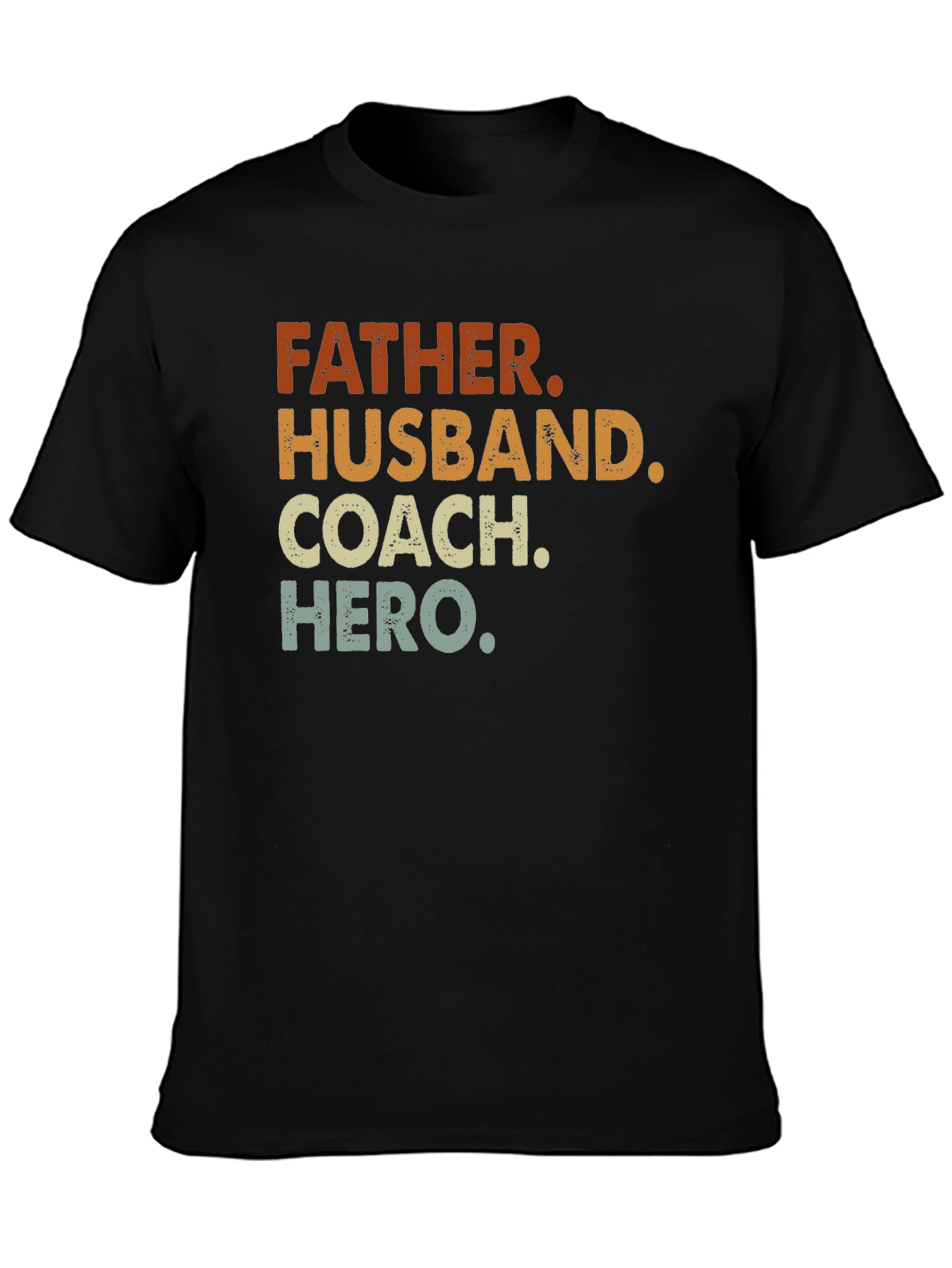 Father Husband Coach Hero Graphic Tee