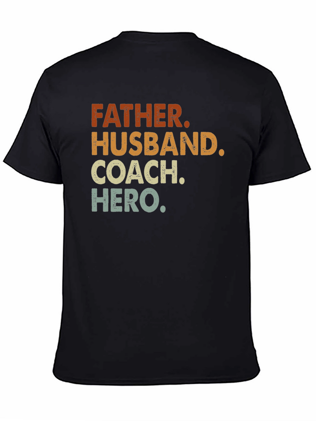 Father Husband Coach Hero Graphic Tee