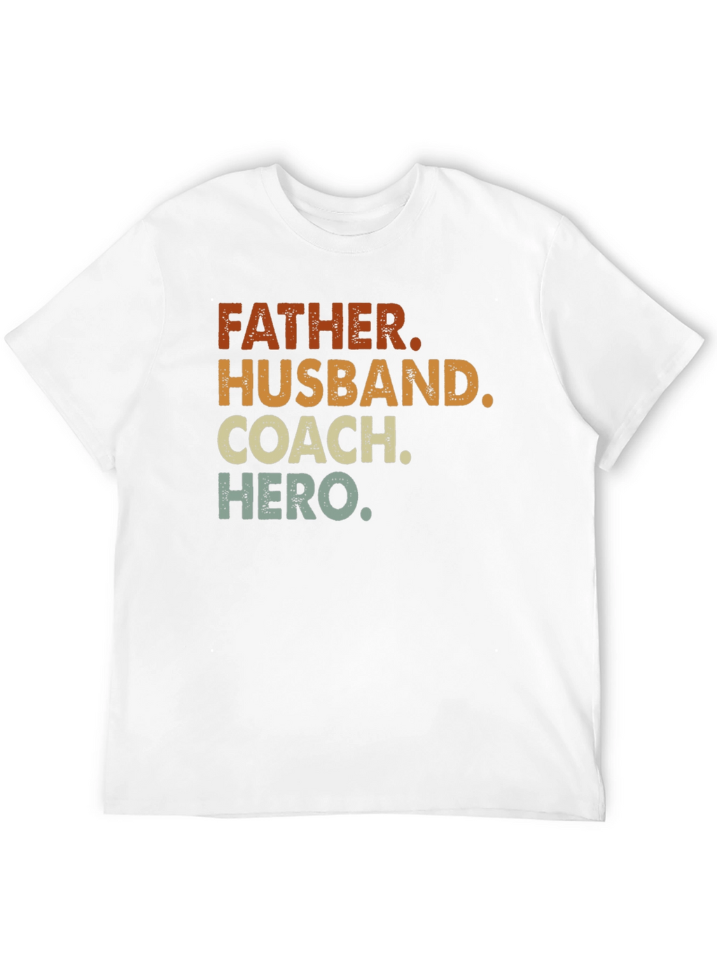Father Husband Coach Hero Graphic Tee