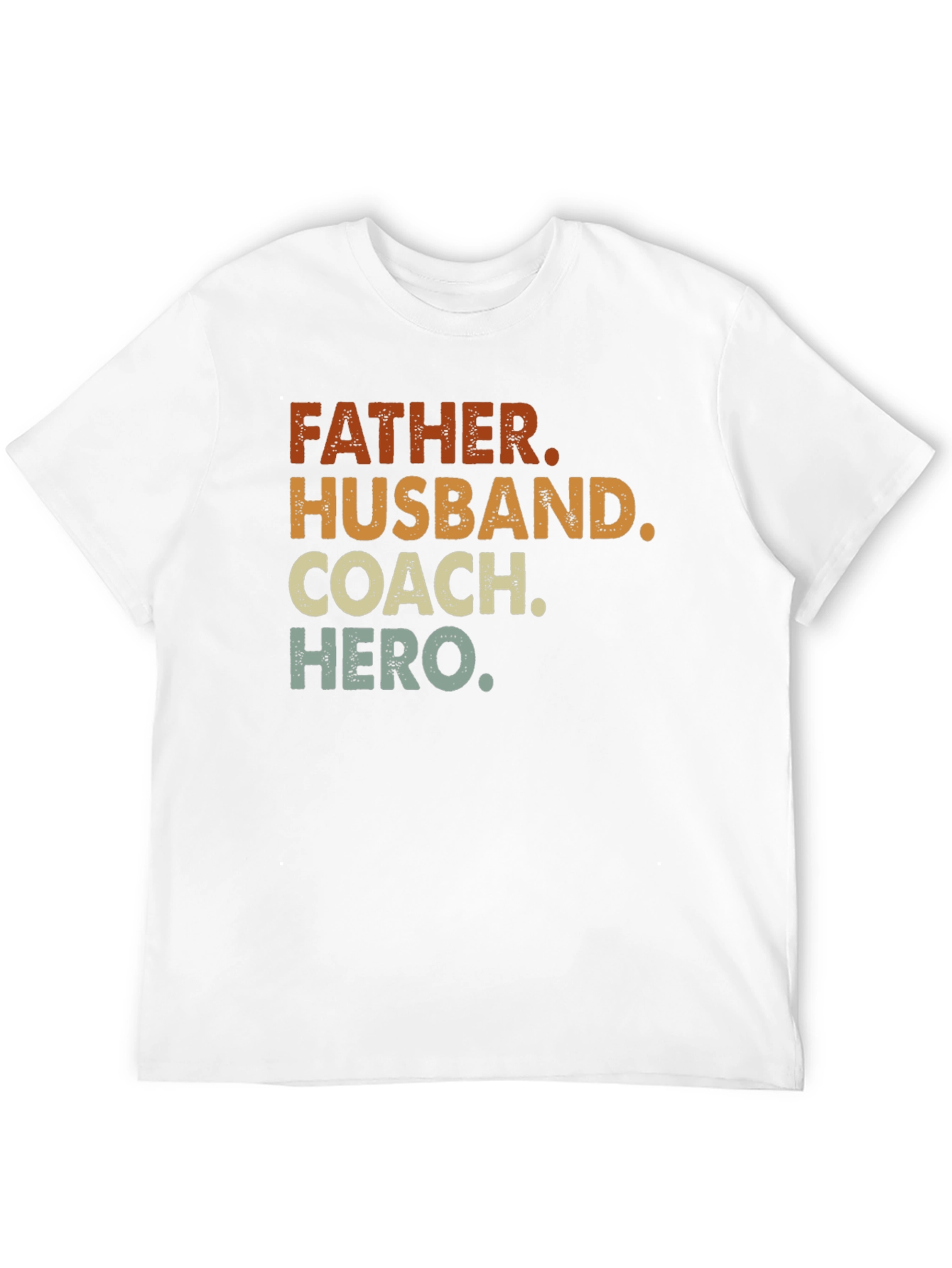 Father Husband Coach Hero Graphic Tee