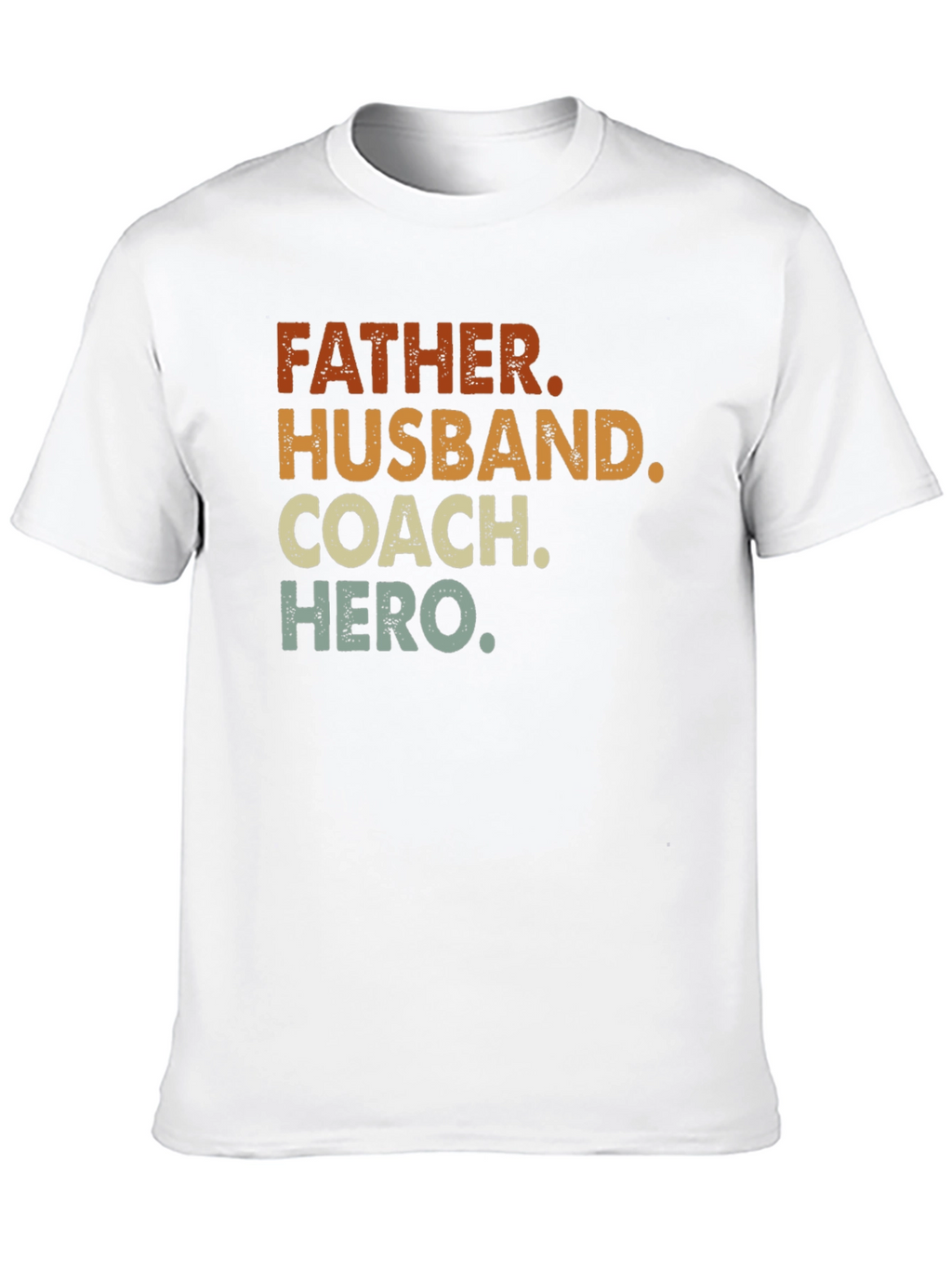 Father Husband Coach Hero Graphic Tee