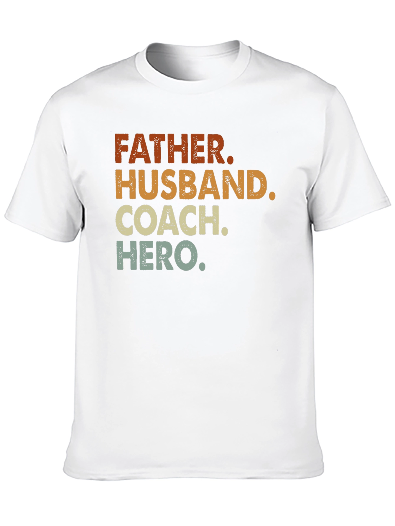 Father Husband Coach Hero Graphic Tee