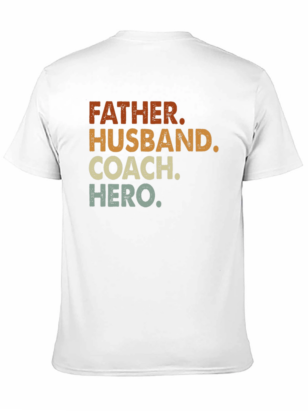 Father Husband Coach Hero Graphic Tee