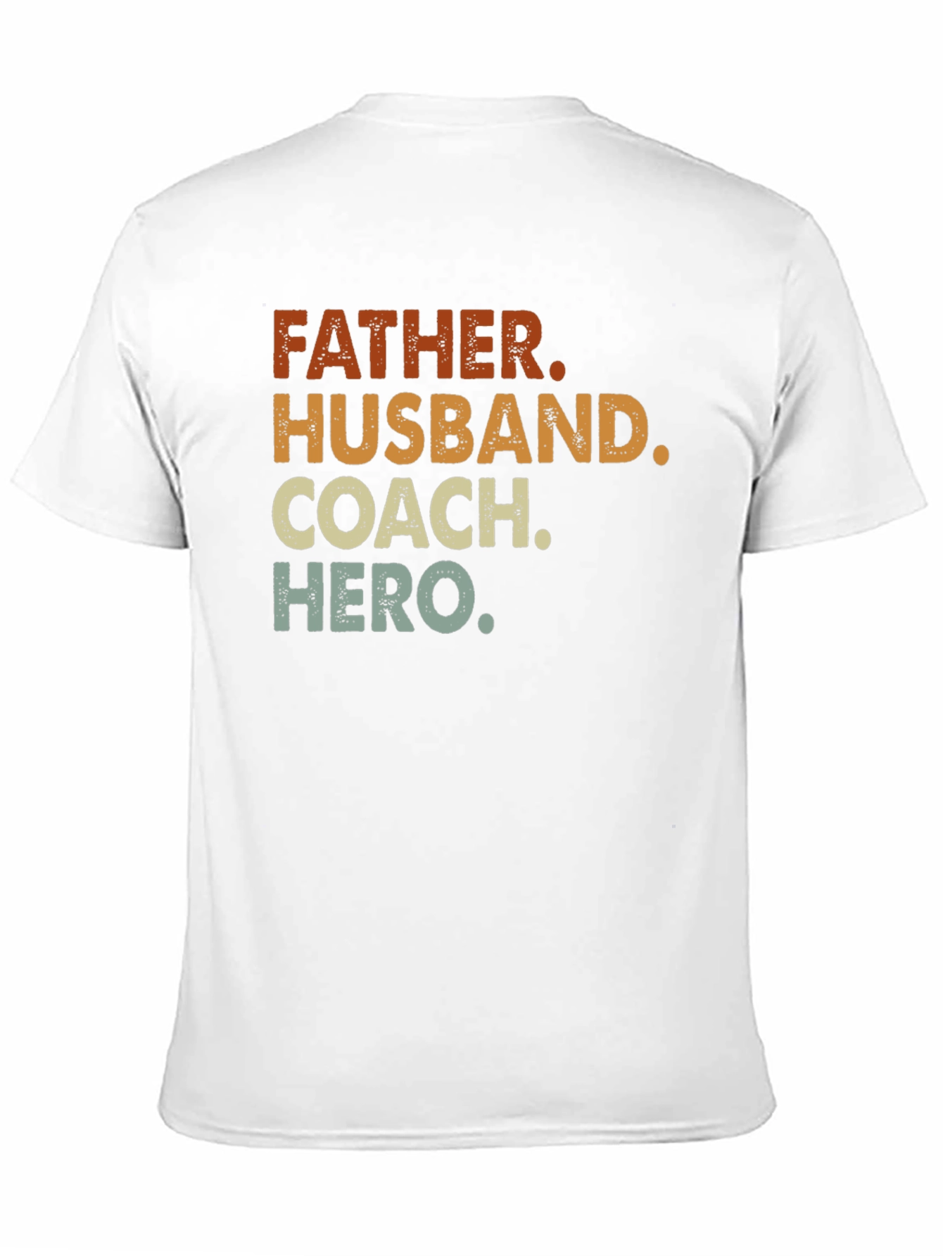 Father Husband Coach Hero Graphic Tee