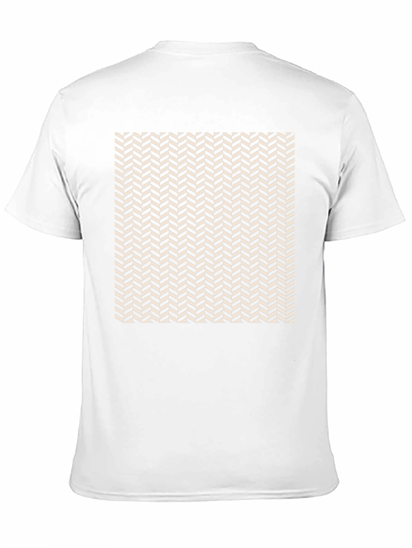 Herringbone Pattern Tee - Modern Style