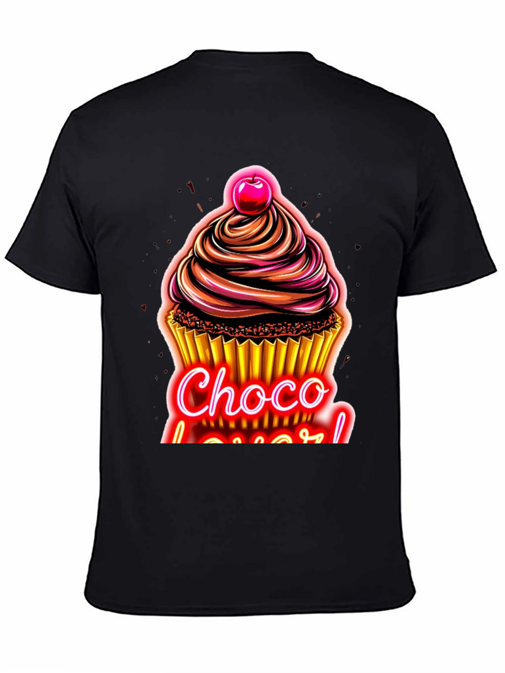 Choco Lover T-Shirt - Delicious Cupcake Design!