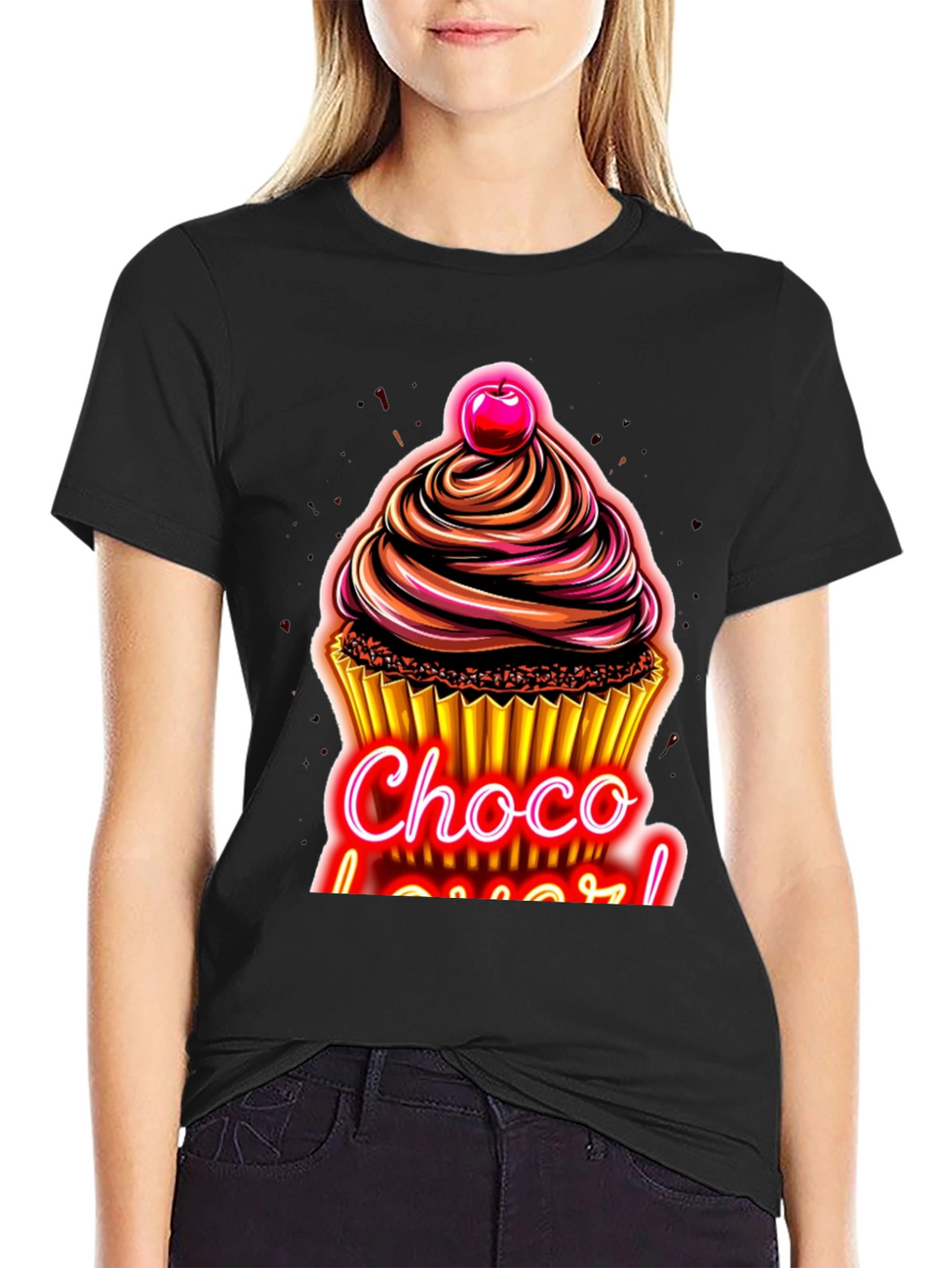 Choco Lover T-Shirt - Delicious Cupcake Design!