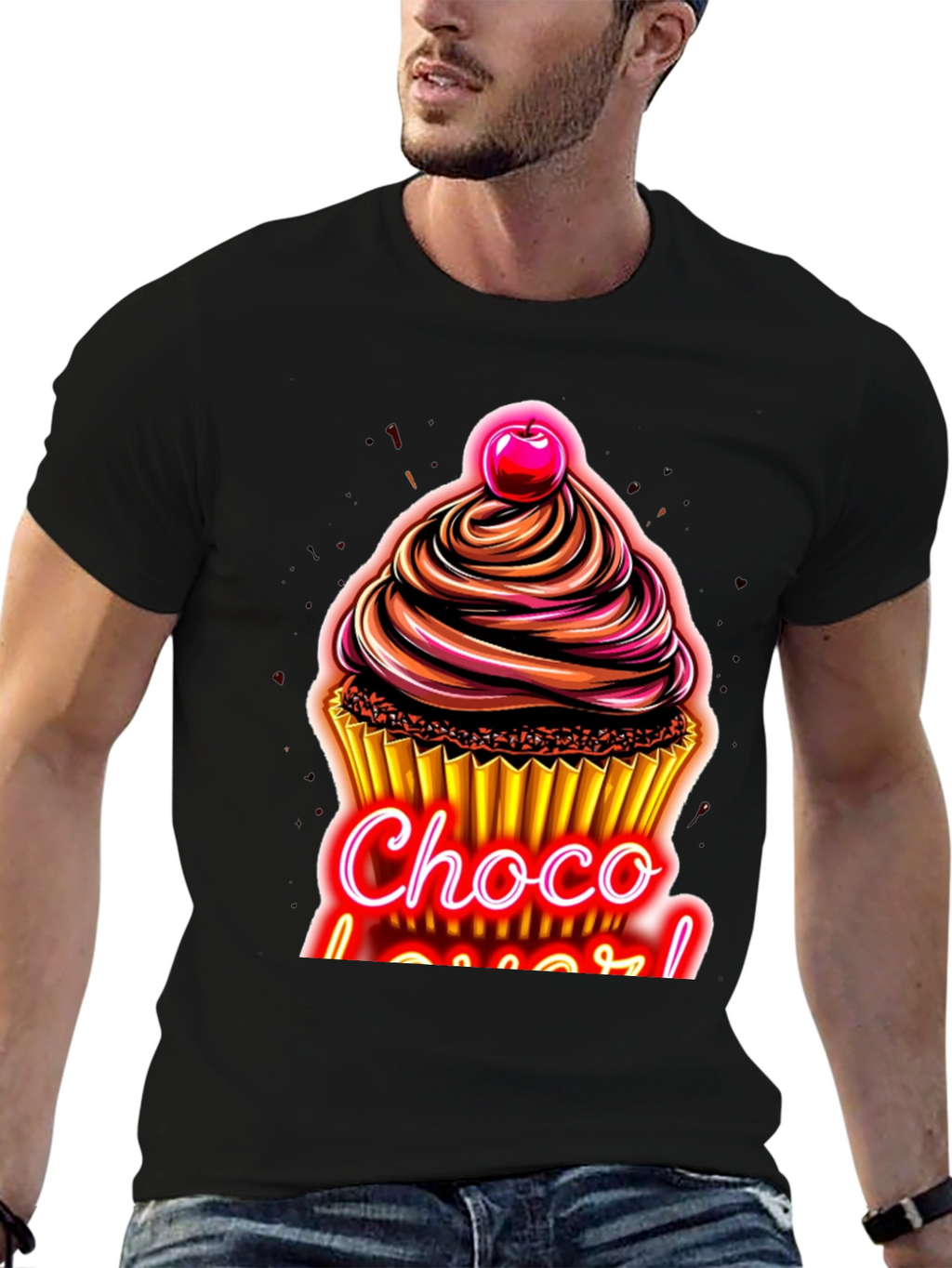 Choco Lover T-Shirt - Delicious Cupcake Design!