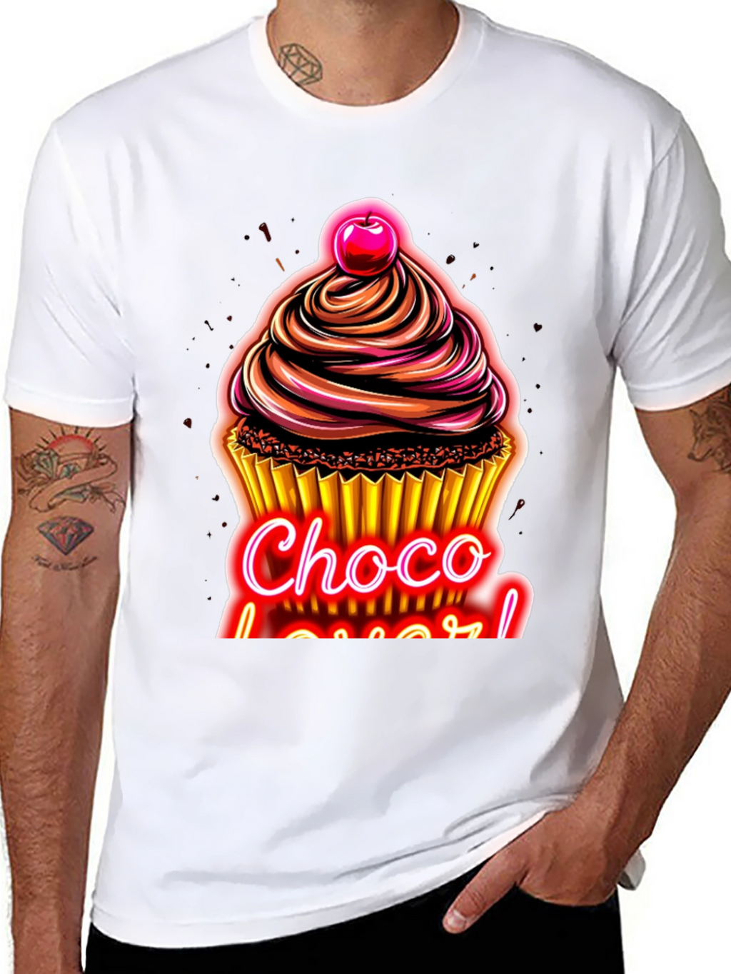 Choco Lover T-Shirt - Delicious Cupcake Design!