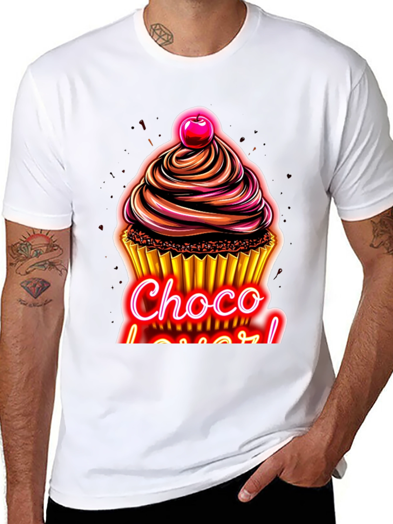Choco Lover T-Shirt - Delicious Cupcake Design!