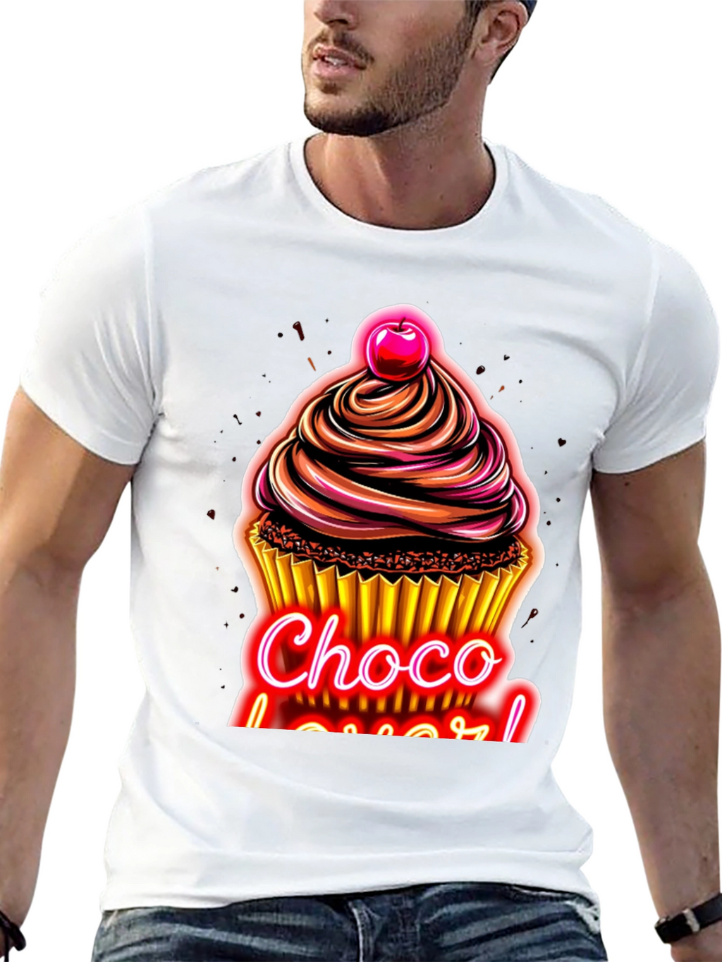 Choco Lover T-Shirt - Delicious Cupcake Design!