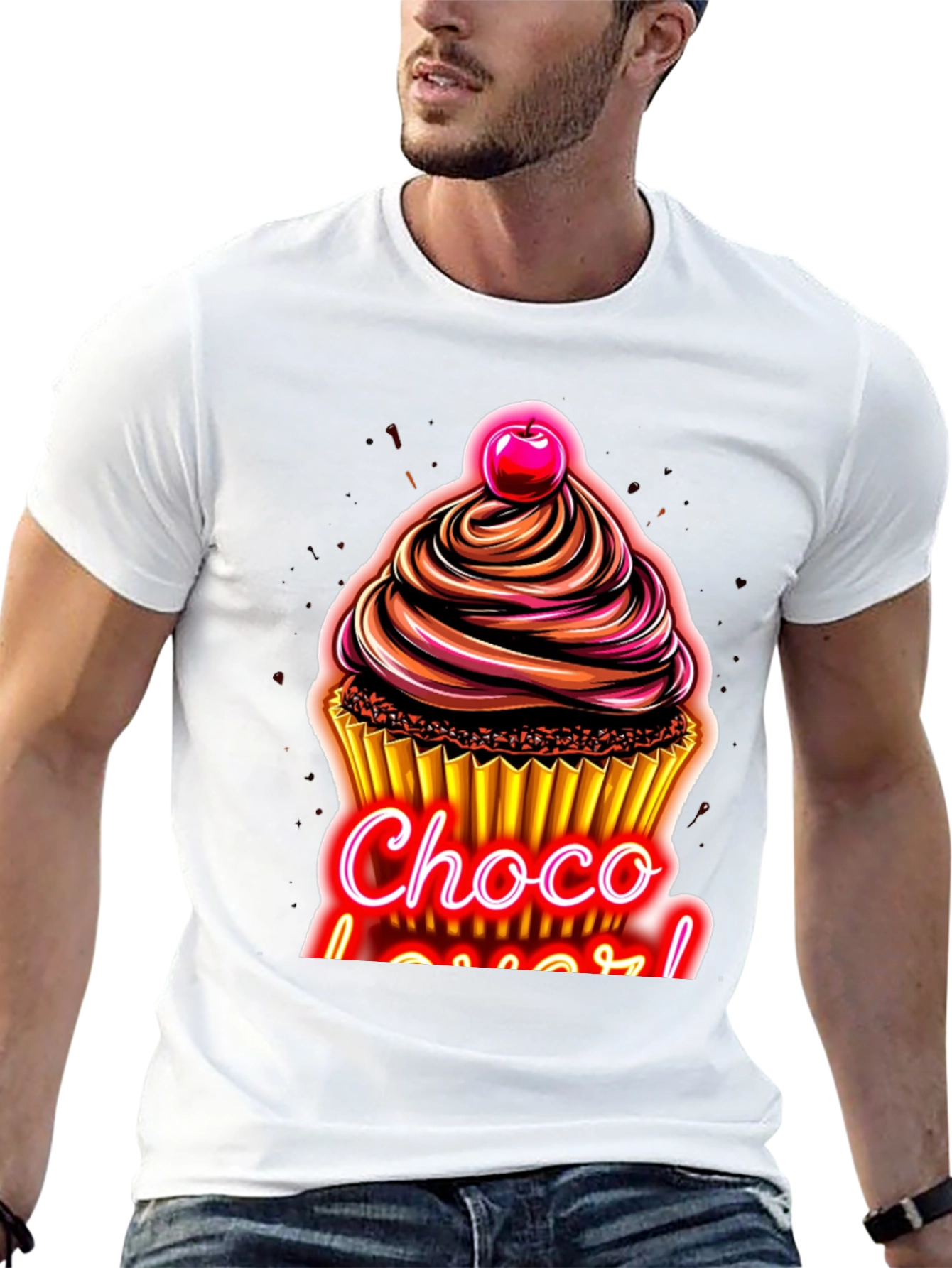 Choco Lover T-Shirt - Delicious Cupcake Design!