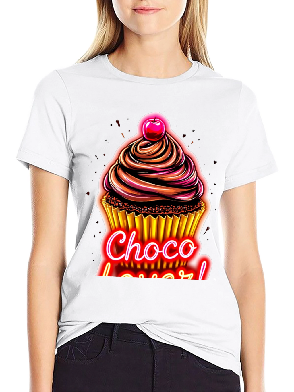 Choco Lover T-Shirt - Delicious Cupcake Design!