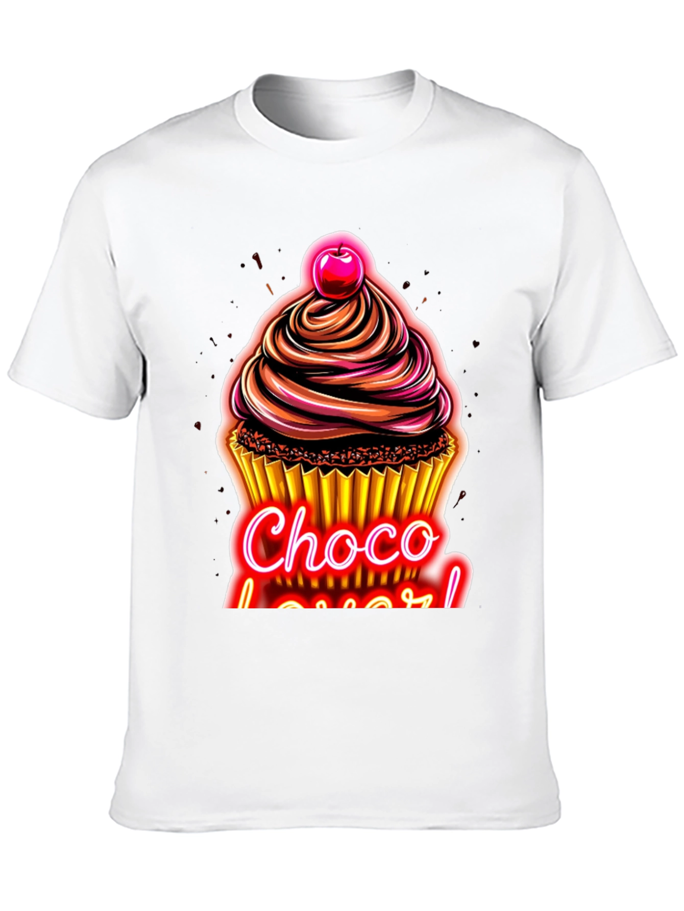 Choco Lover T-Shirt - Delicious Cupcake Design!