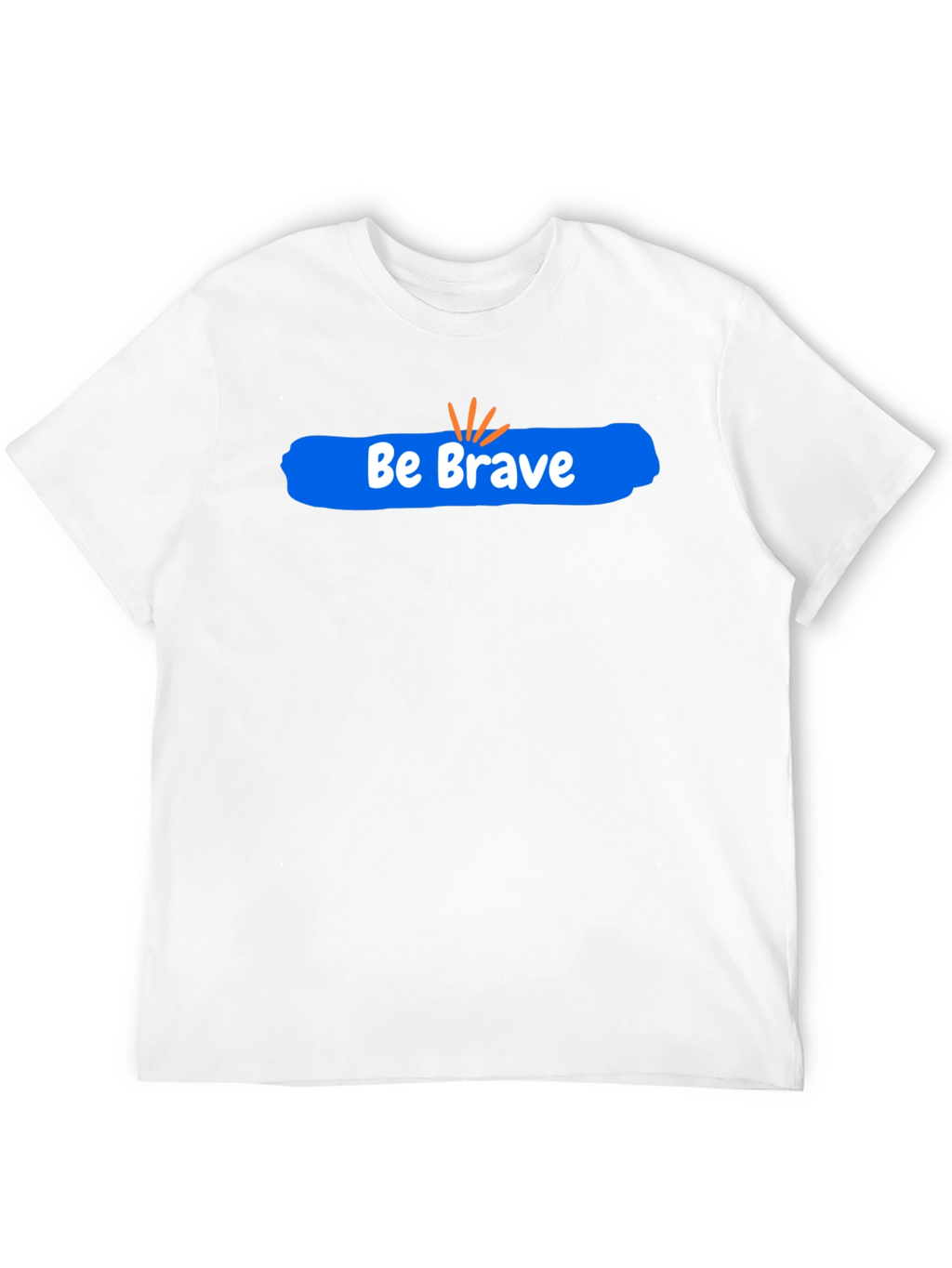 Be Brave Graphic Tee - Black Cotton Comfort