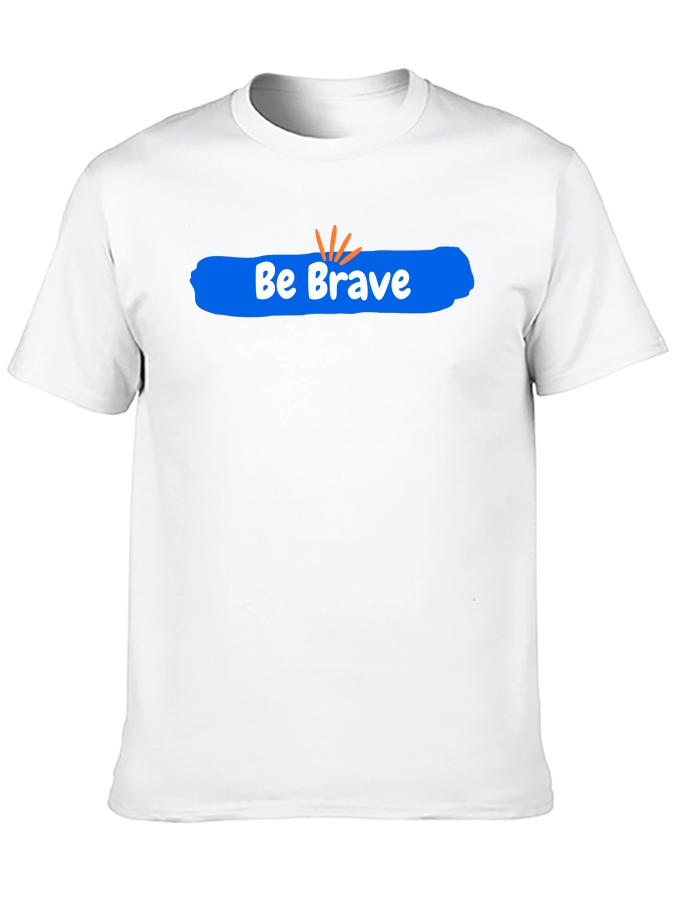 Be Brave Graphic Tee - Black Cotton Comfort