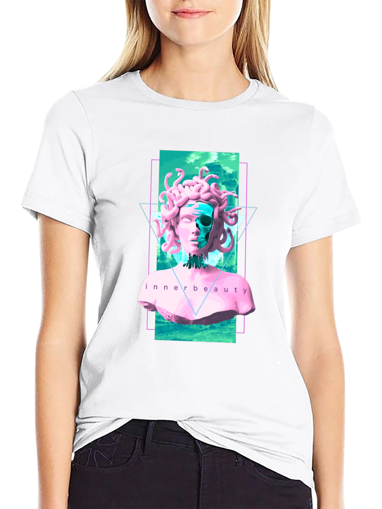 Medusa Inner Beauty Graphic T-Shirt