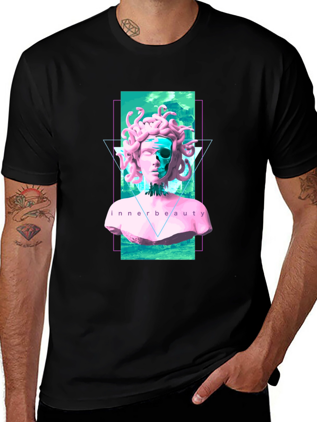 Medusa Inner Beauty Graphic T-Shirt