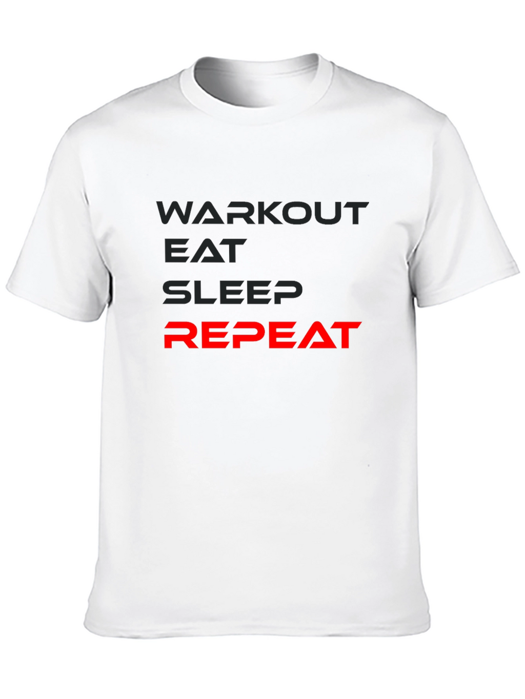 Workout Eat Sleep Repeat Mens T-Shirt