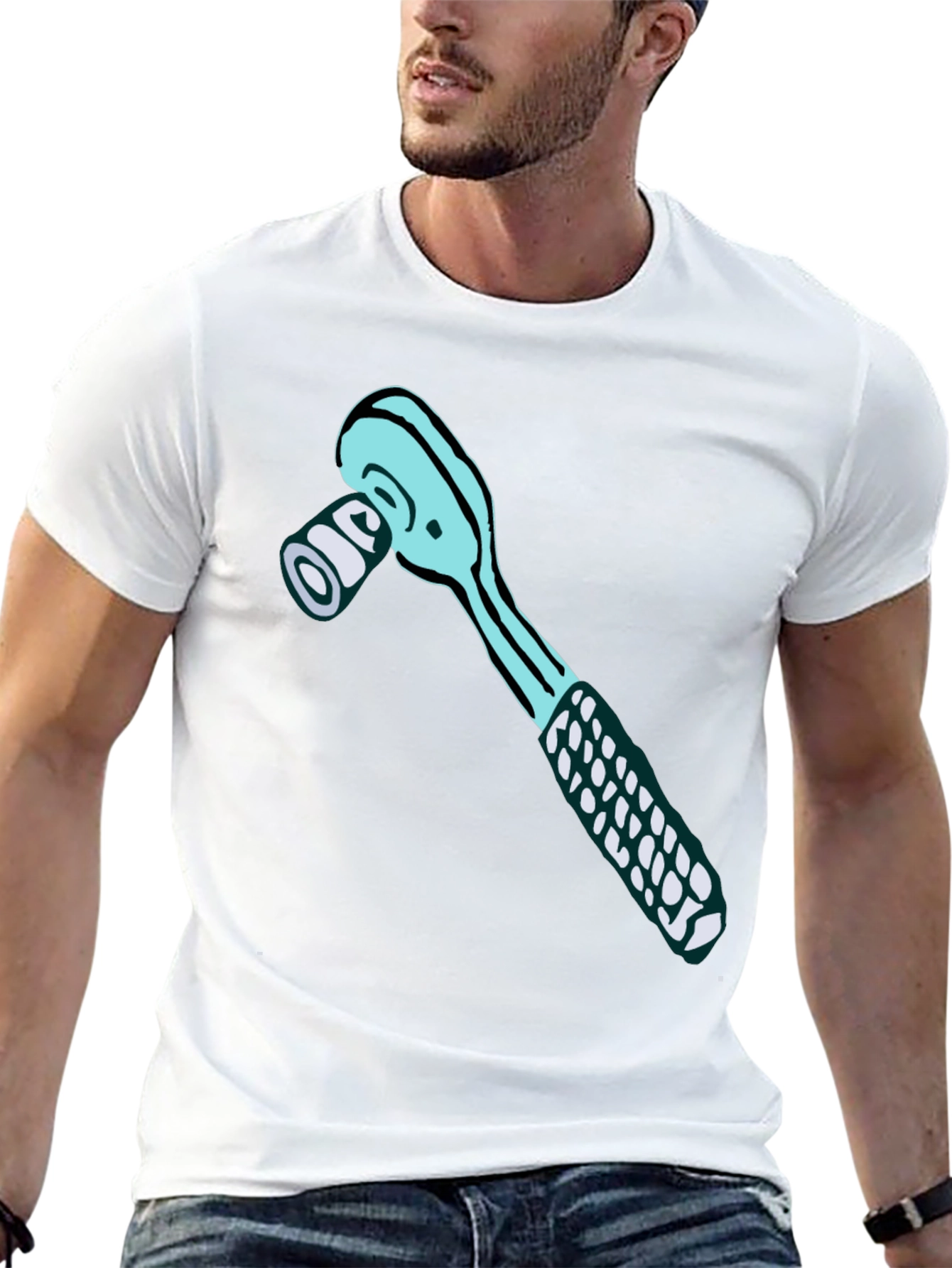 Ratchet Graphic T-Shirt - Mechanic Style