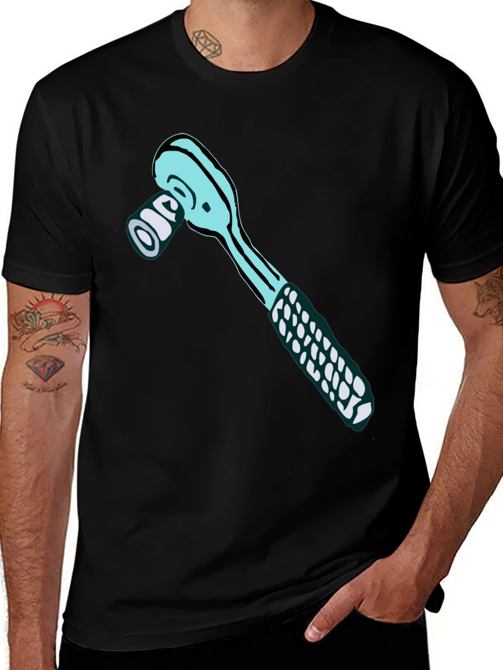 Ratchet Graphic T-Shirt - Mechanic Style