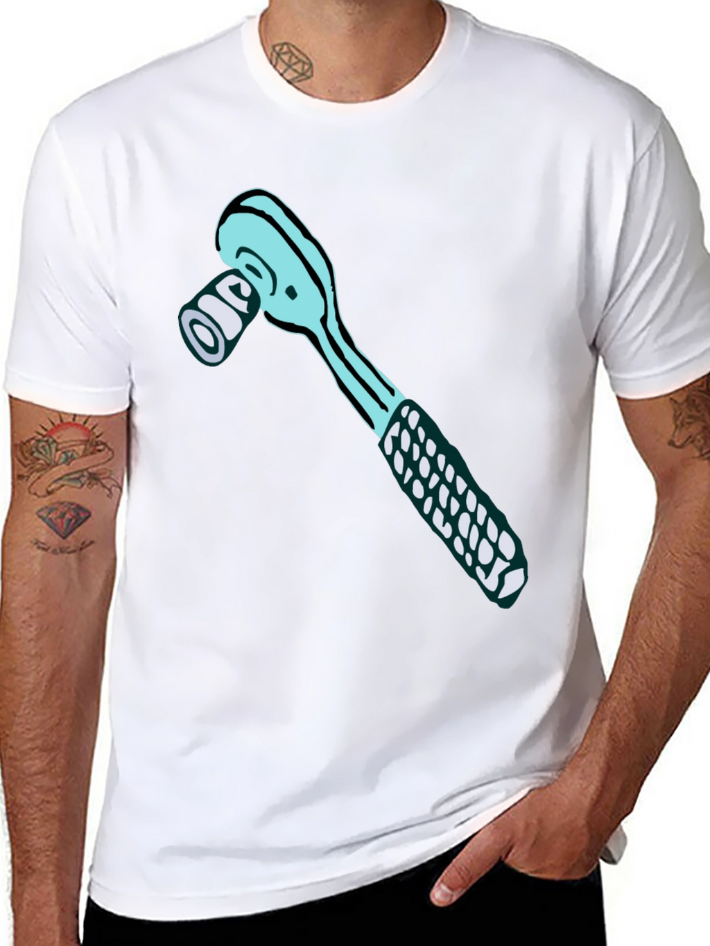 Ratchet Graphic T-Shirt - Mechanic Style